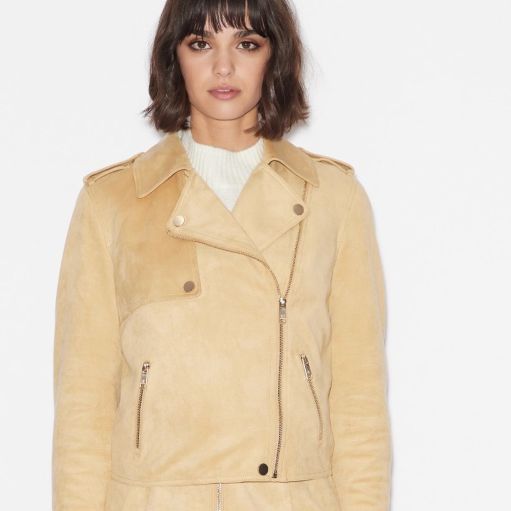Armani Exchange Eco Suede Biker Jacket